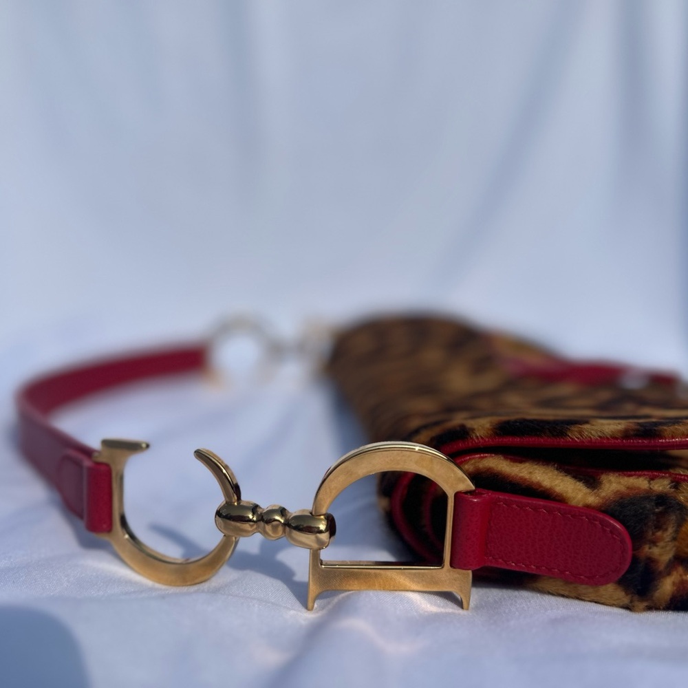 Dior PonyHair Calfskin Saddle Bag 🔥- REASONABLE OFFERS WELCOME - Picture 7 of 11